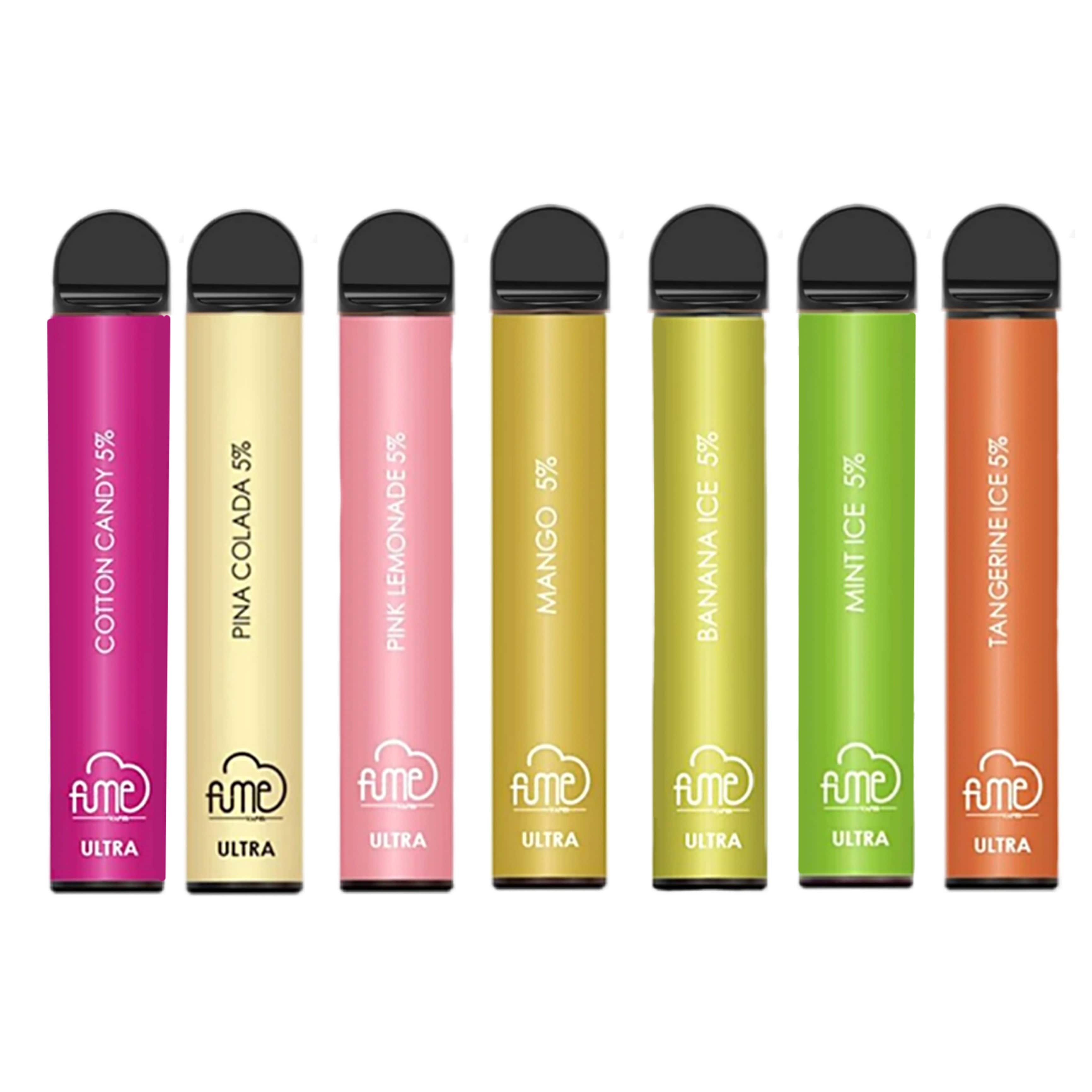 Fume Disposable Ecigs 5% Nicotine, City of Vapors