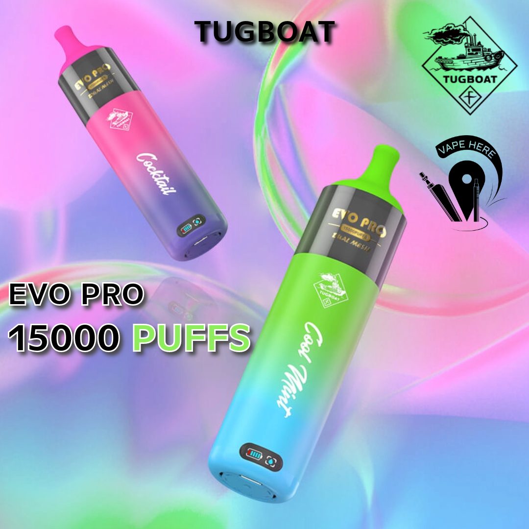 Tugboat EVO PRO Disposable Vape 15000 Puffs