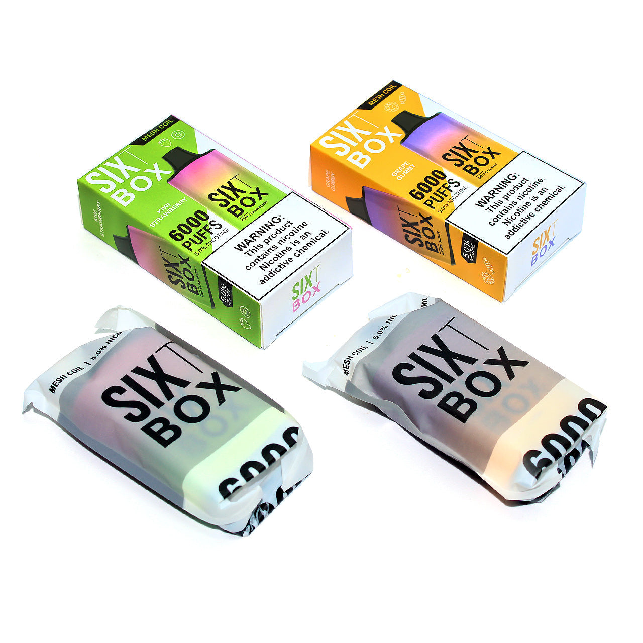 SixT Box Disposable Vape 6000 Puffs