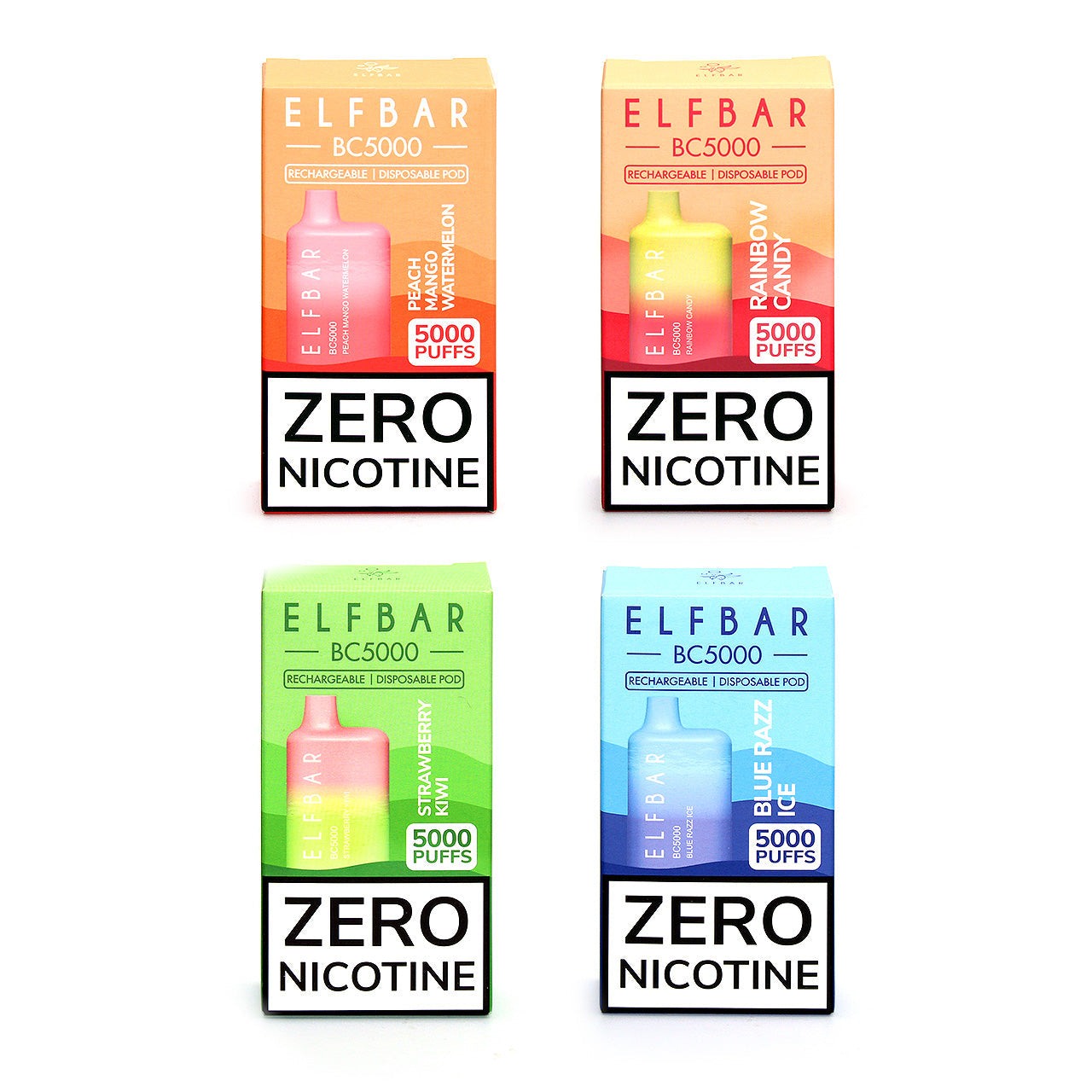 EB BC5000 ZERO NIC Disposable Vape 5000 Puffs