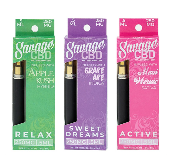 Savage CBD Disposable Vape Pen 250mg