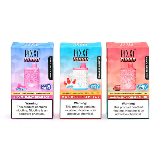 Pixxi Turbo Disposable Vape 5600 Puffs