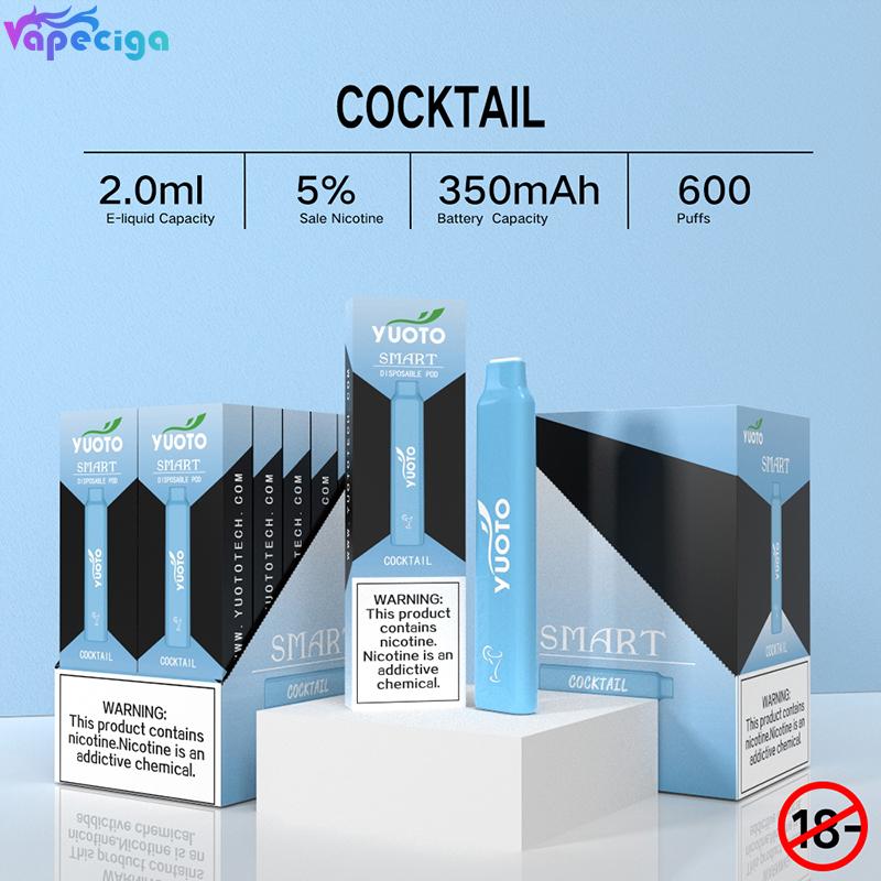 YUOTO Smart Mini Disposable Vape 600 Puffs