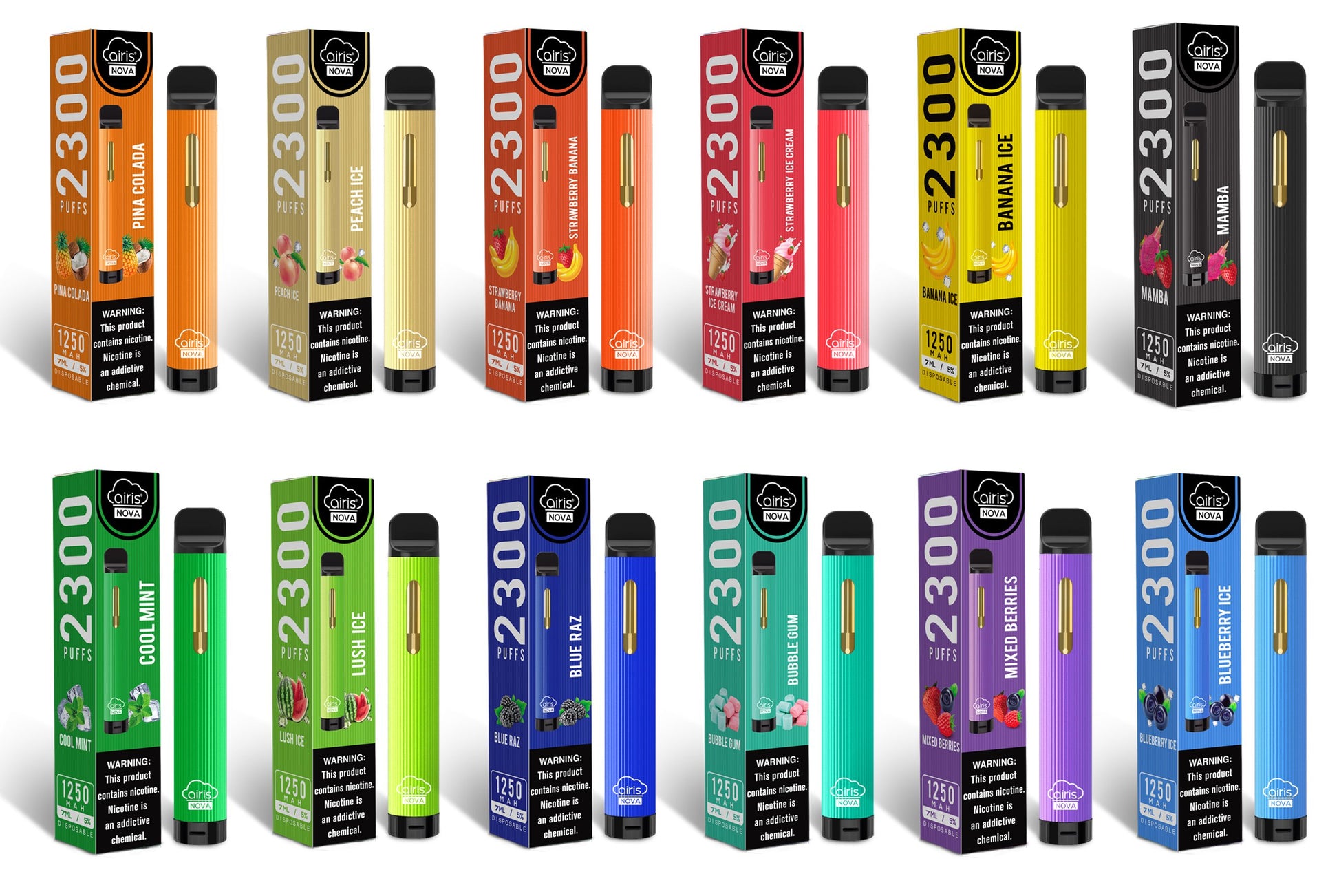 Airis Nova Disposable Vape 2300 Puffs