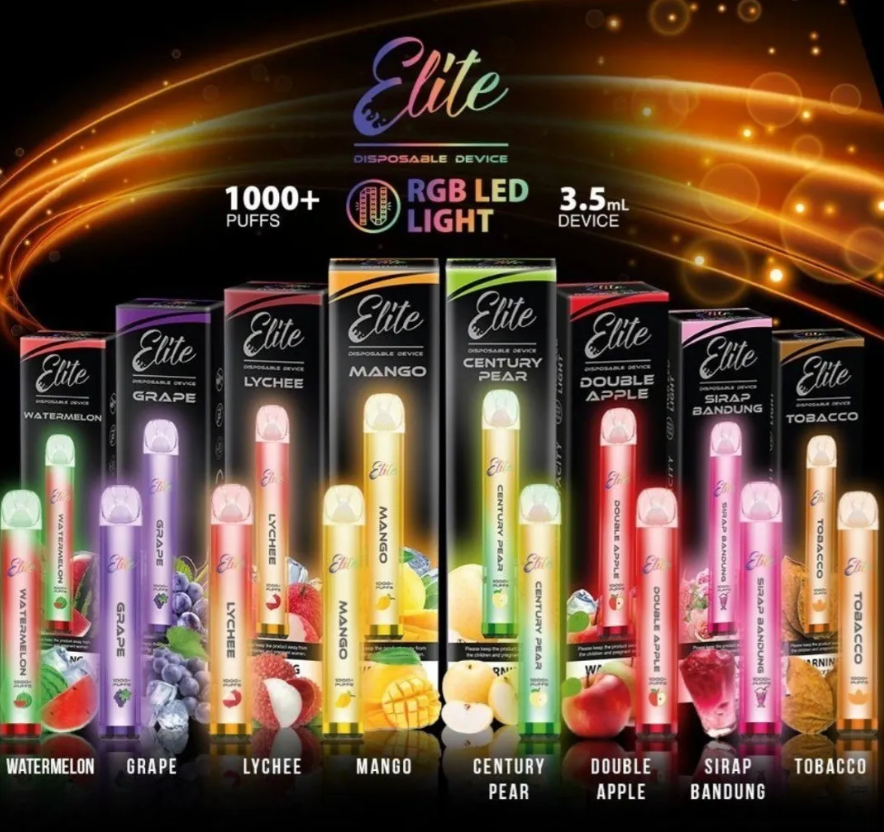 Elite Disposable Vape 1000 Puffs 3.5mL