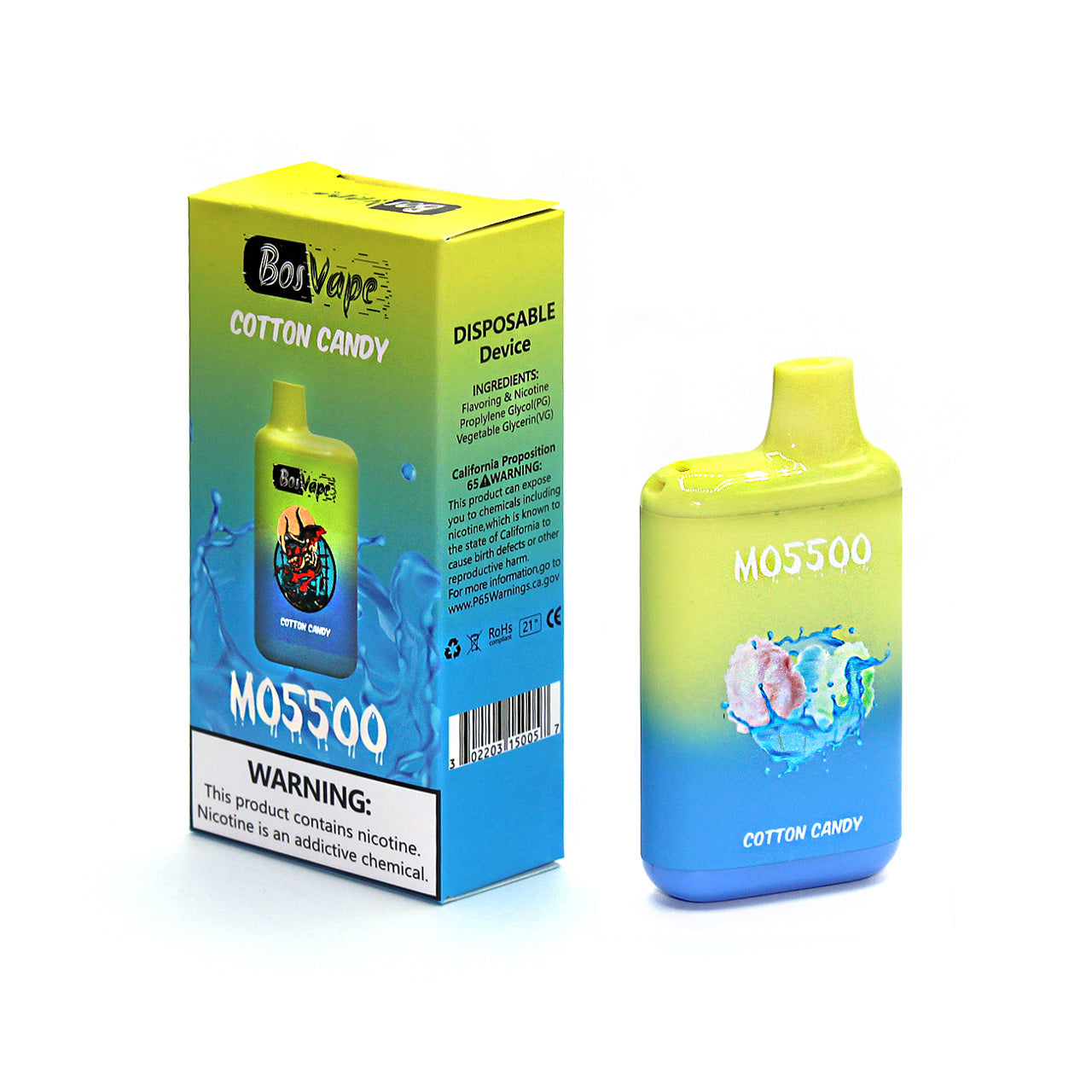 BosVape MO5500 Disposable Vape