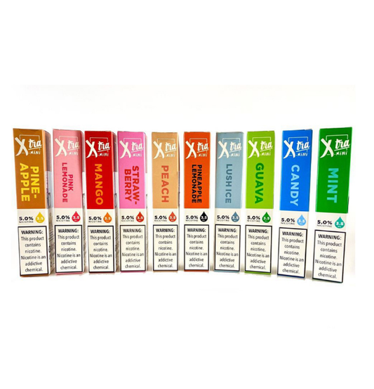 Xtra Mini Disposable Vape 800 Puffs 5.0% Nicotine