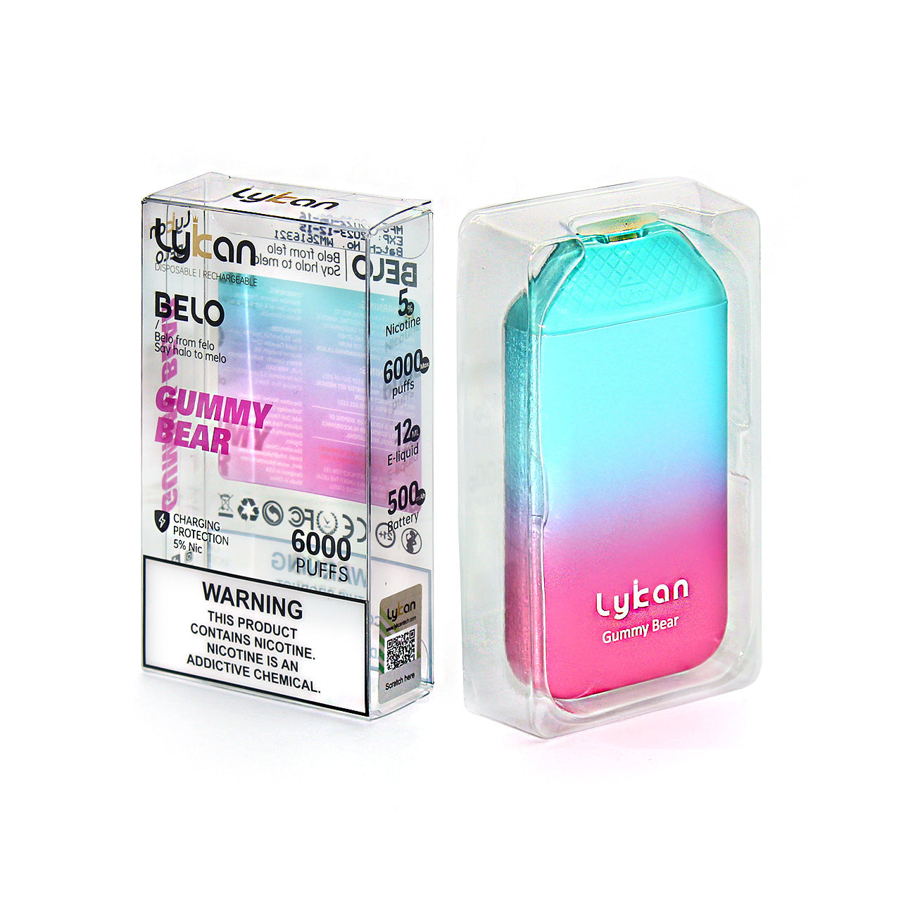 Lykcan BELO Disposable Vape 6000 Puffs