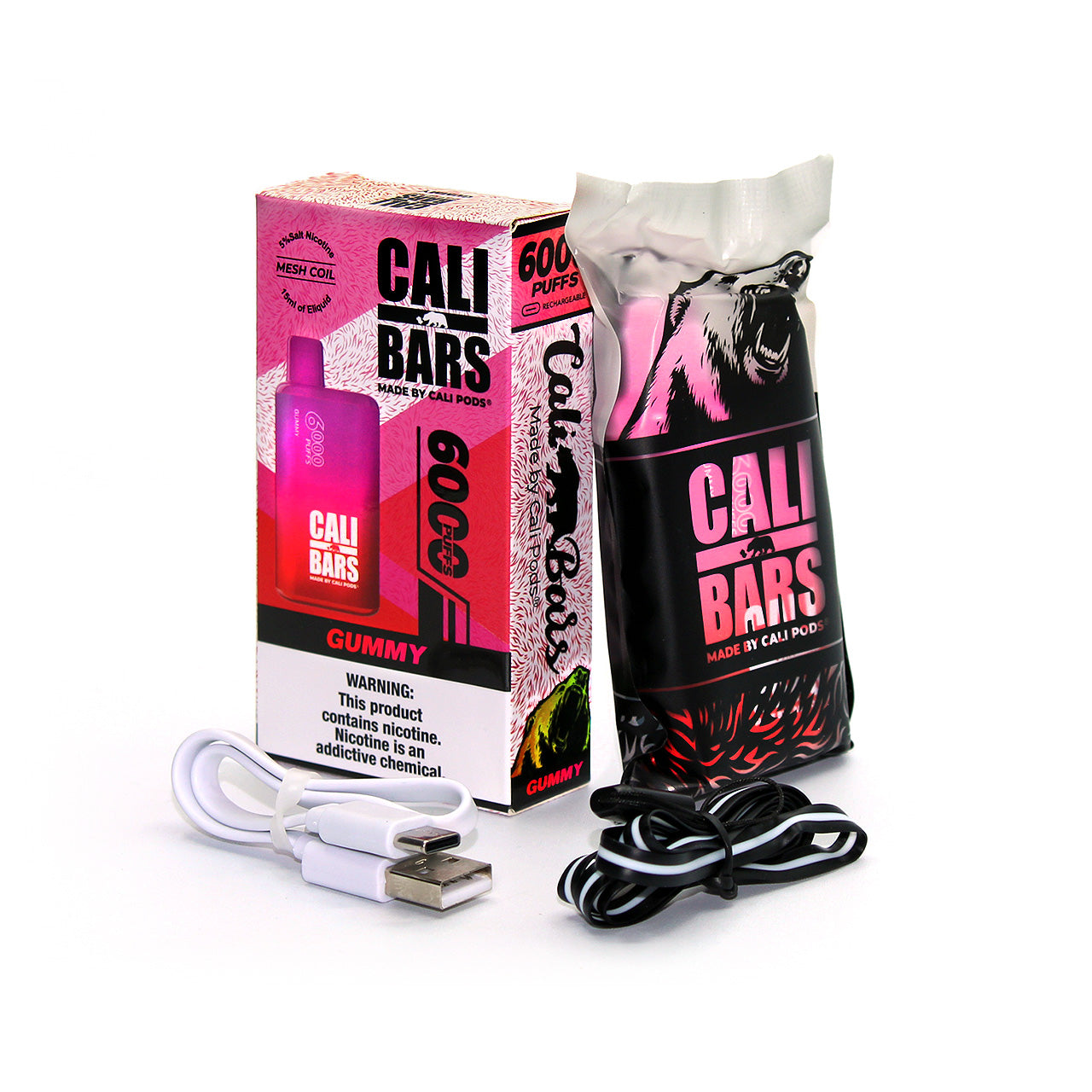 Cali Bars Disposable Vape 6000 Puffs