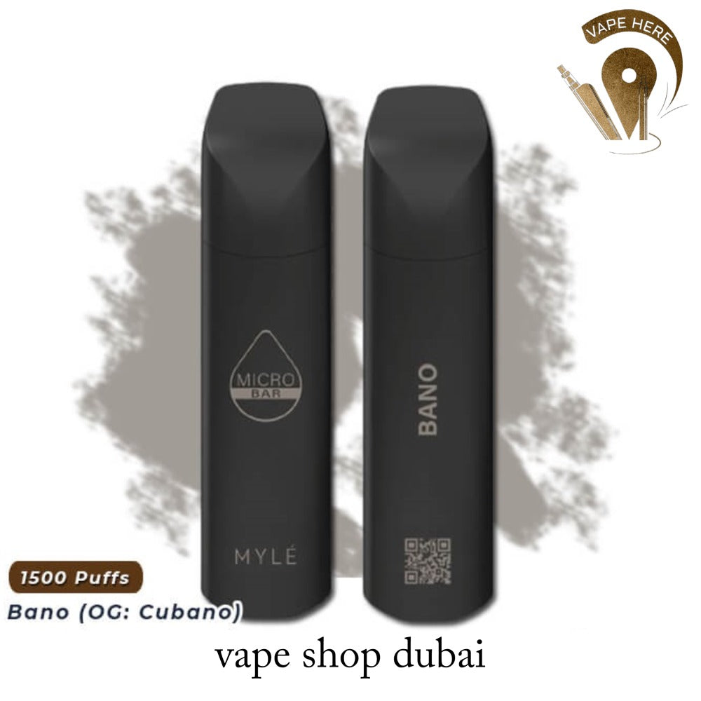 MYLE MICRO BAR 1500 PUFFS DISPOSABLE VAPE