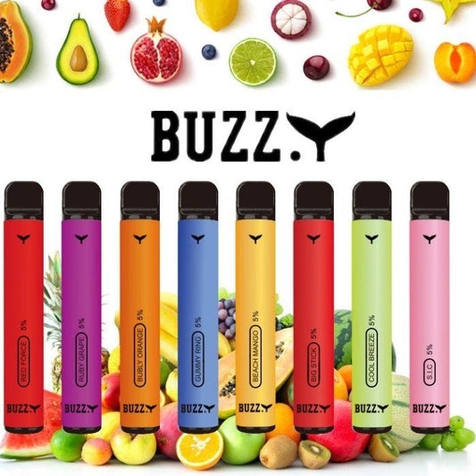 Buzzy Disposable Vape 800 Puffs 3.2ml 550mAh