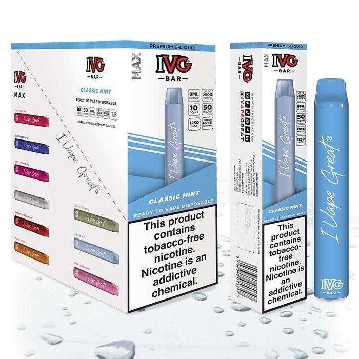 IVG Bar Disposable Vape 2500 Puffs 1250mAh 8ml