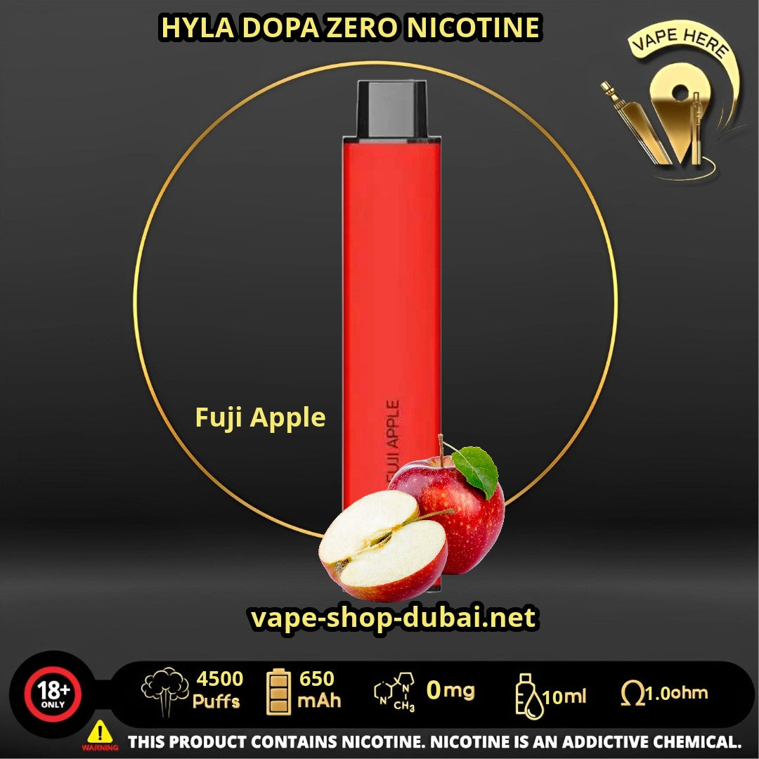 HYLA DOPA ZERO 4500 PUFFS DISPOSABLE VAPE (no  Nicotine)