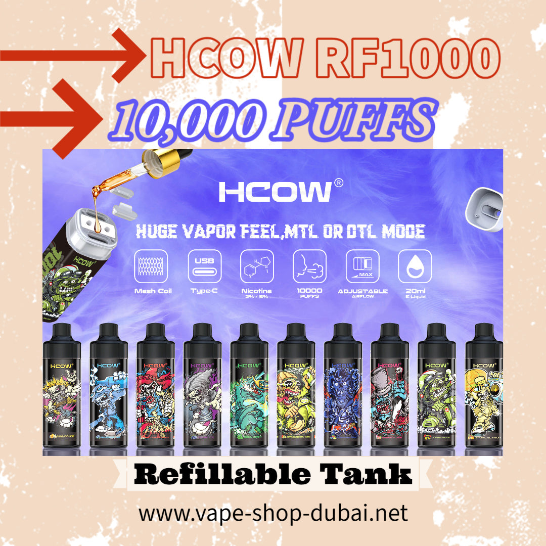 HCOW RF10000 Disposable Vape – 10,000 Puffs