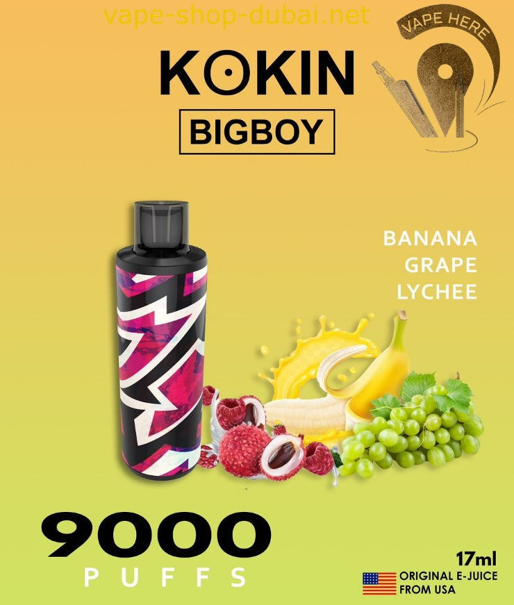 KOKIN BIG BOY Disposable Vape 9000 Puffs