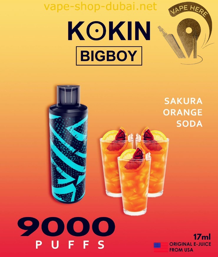 KOKIN BIG BOY Disposable Vape 9000 Puffs