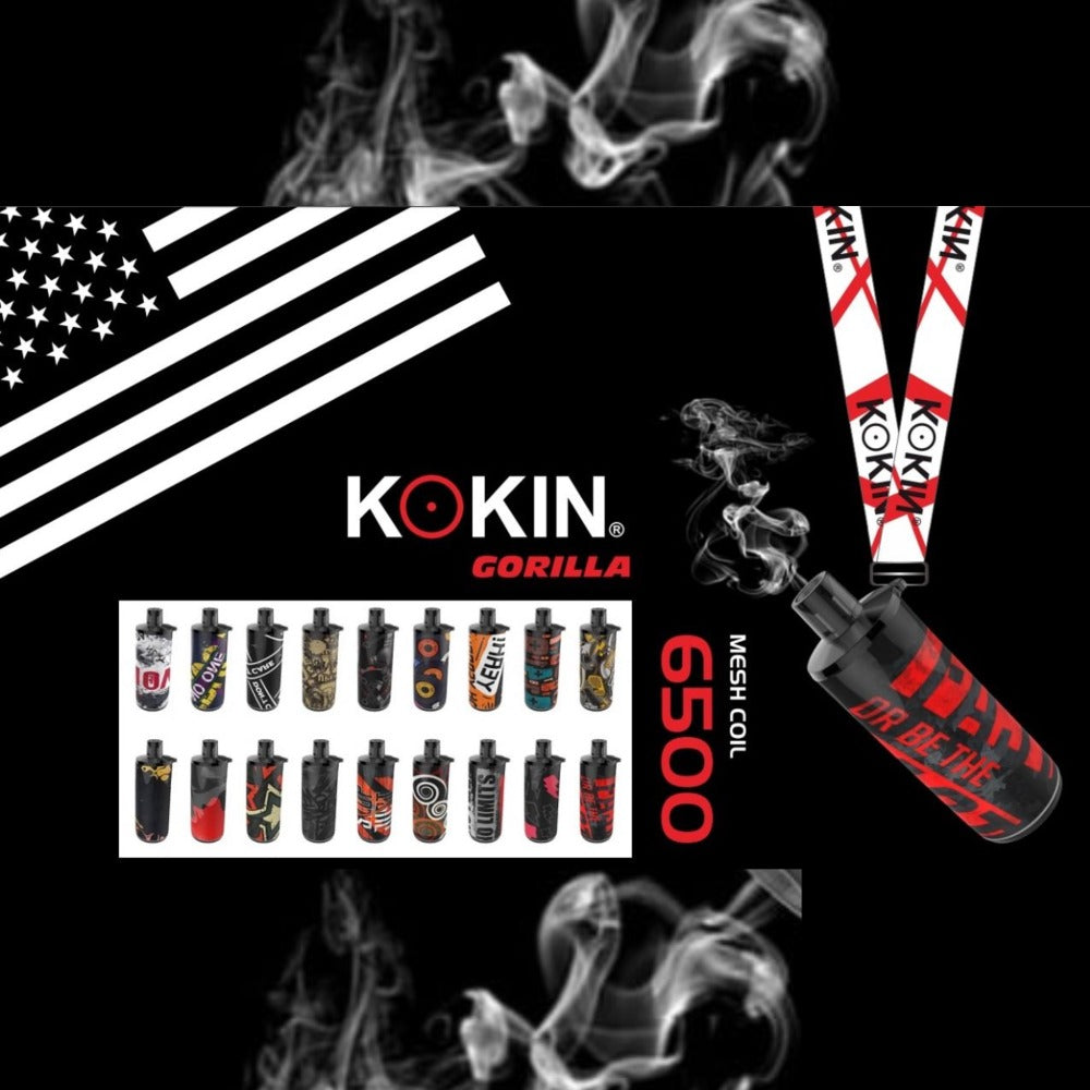 KOKIN GORILLA Disposable Vape 6500 Puffs