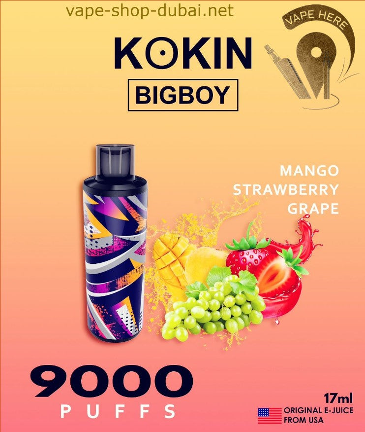 KOKIN BIG BOY Disposable Vape 9000 Puffs