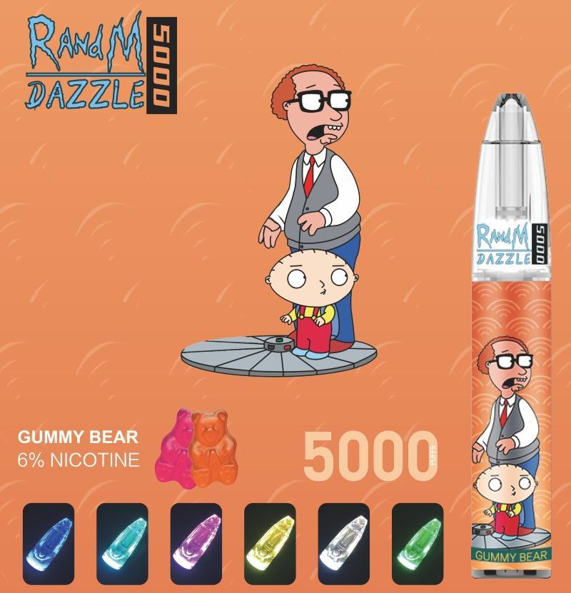 RandM Dazzle Disposable Vape 5000 Puffs