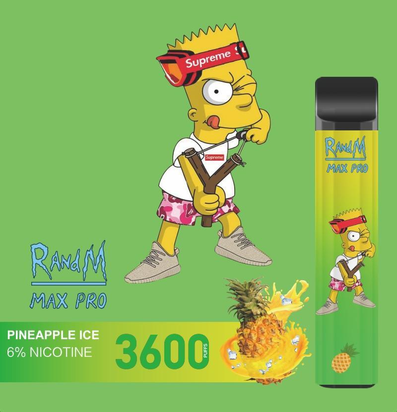 RandM Max Pro Disposable Vape 3600 Puffs 