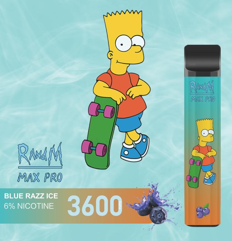 RandM Max Pro Disposable Vape 3600 Puffs 