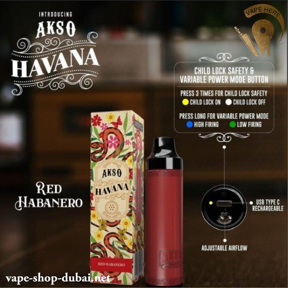 AKSO HAVANA Disposable Vape 5000 Puffs