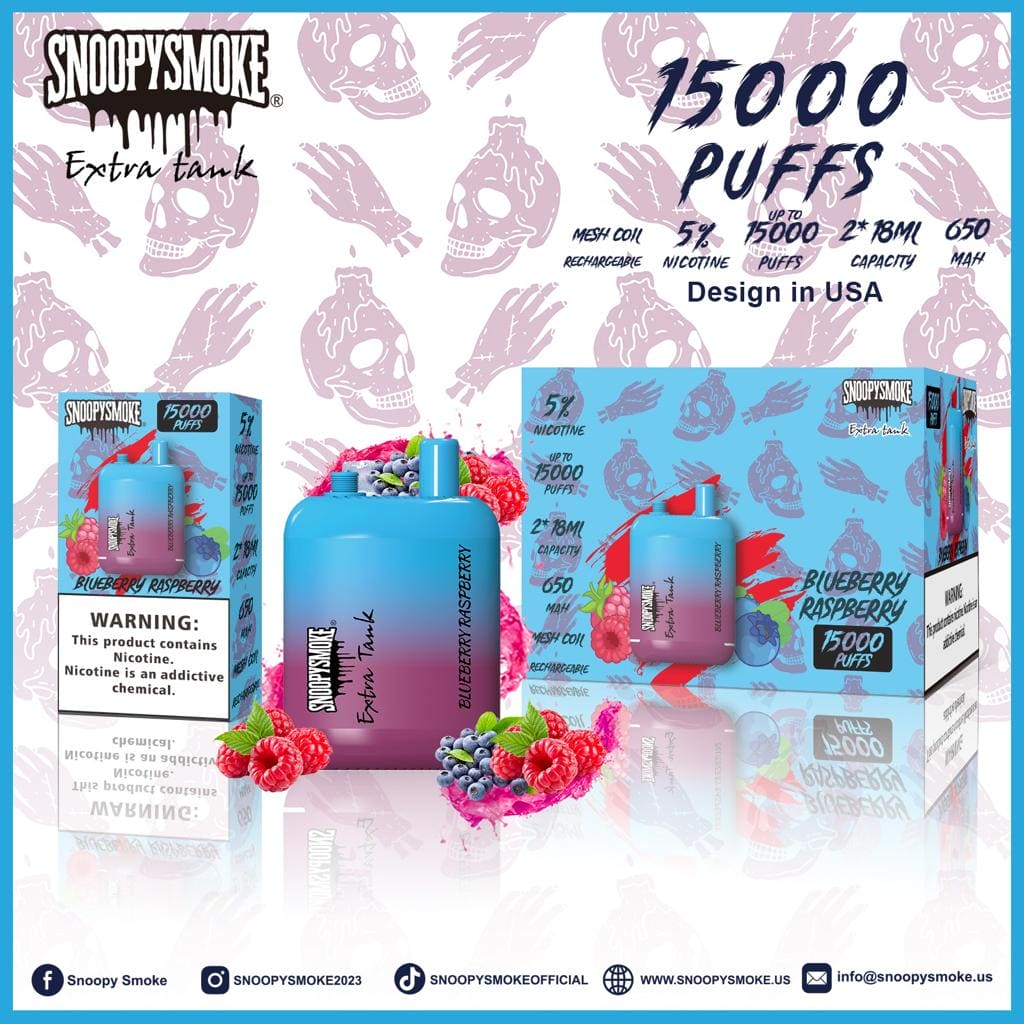 Snoopy Smoke Extra Tank Disposable Vape 15000 Puffs