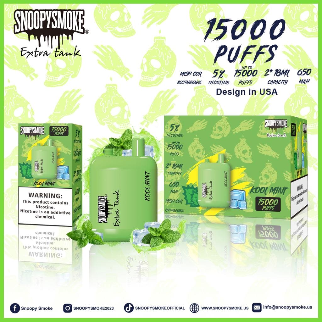 Snoopy Smoke Extra Tank Disposable Vape 15000 Puffs