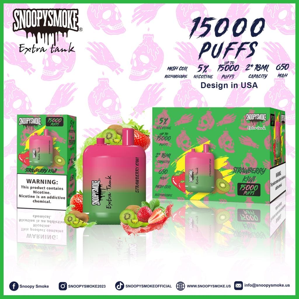 Snoopy Smoke Extra Tank Disposable Vape 15000 Puffs