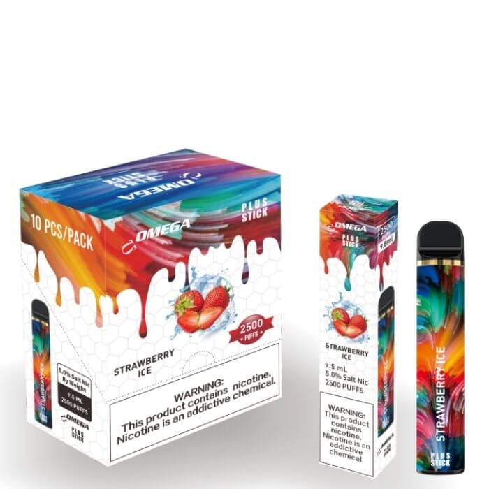 Omega Plus Disposable Vape 2500 Puffs 9.5ml