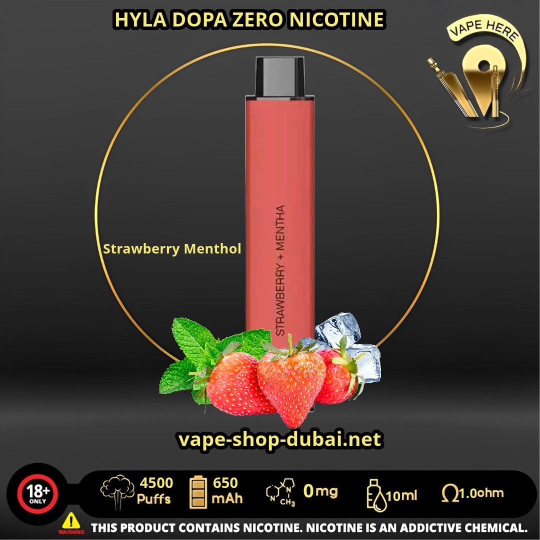 HYLA DOPA ZERO 4500 PUFFS DISPOSABLE VAPE (no Nicotine) Success