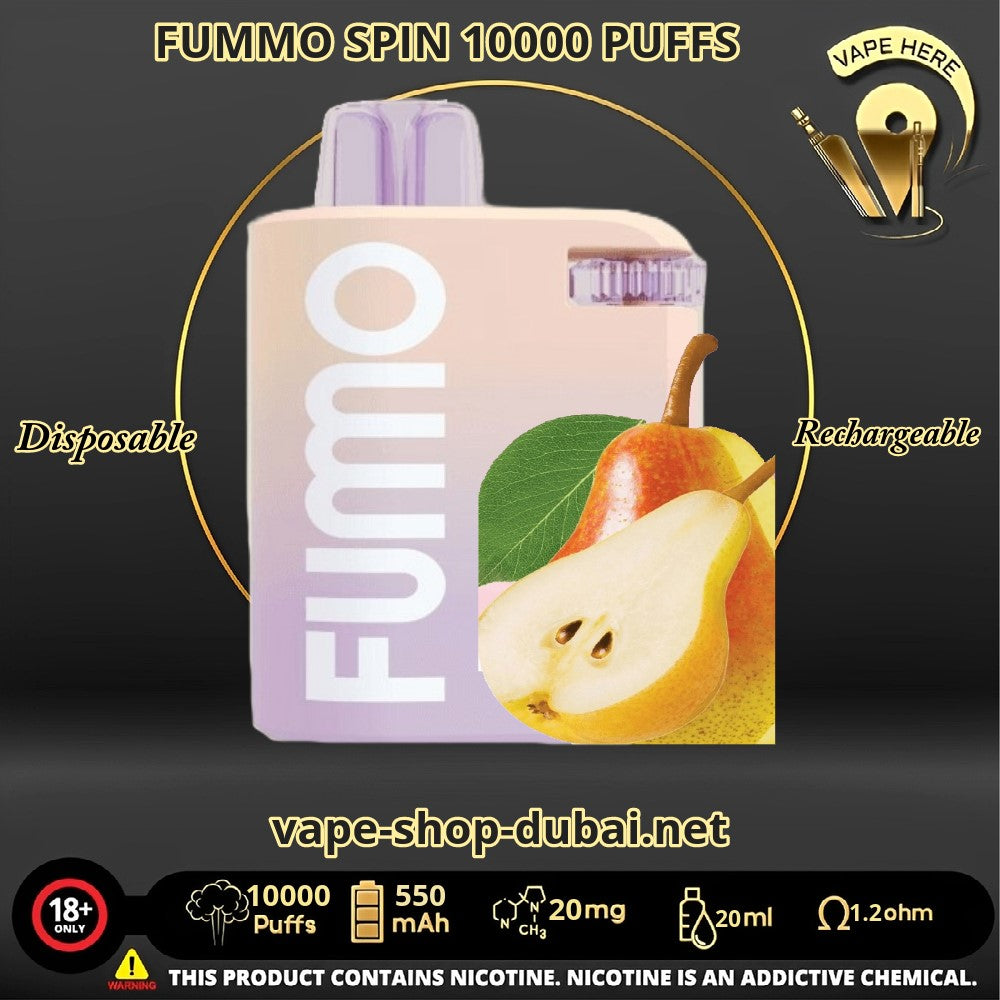 FUMMO SPIN 10000 PUFFS 20 MG DISPOSABLE VAPE