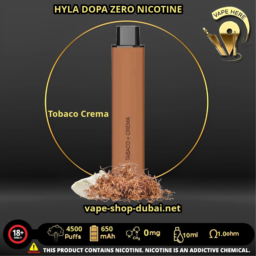 HYLA DOPA ZERO 4500 PUFFS DISPOSABLE VAPE (no Nicotine) Success