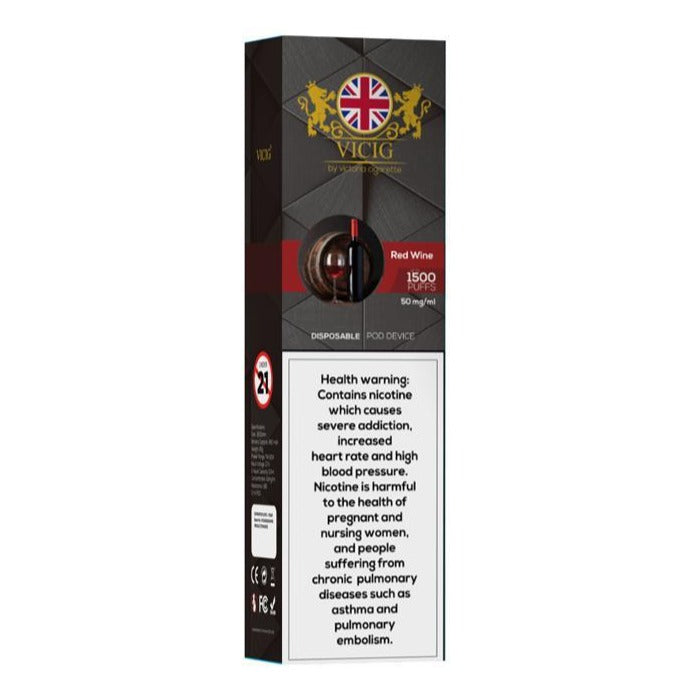 VICIG 1500 PUFFS 50MG - 5% nicotine 