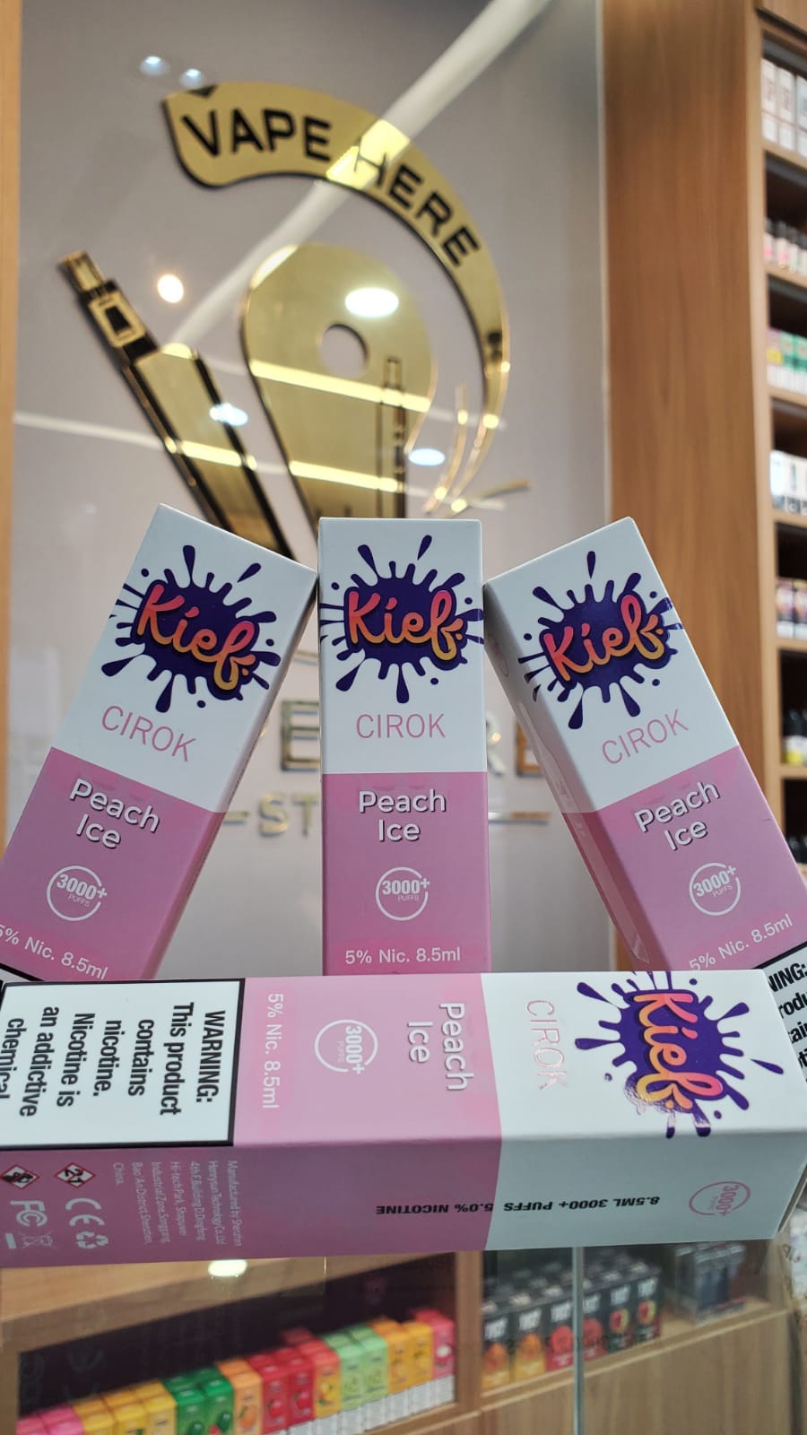 Keif Cirok Disposable pods 3000 Puffs (20 MG & 50MG)