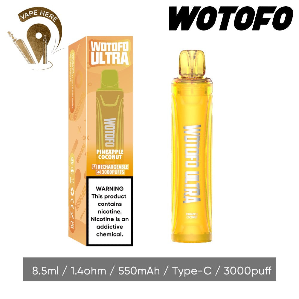 WOTOFO Ultra Disposable 3000 Puffs-20mg