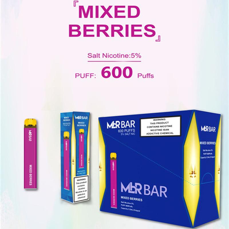 MBR BAR Disposable Vape 600puffs 500mAh