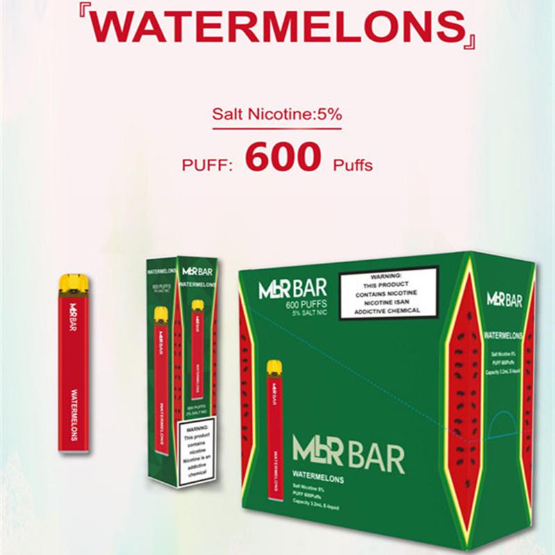 MBR BAR Disposable Vape 600puffs 500mAh