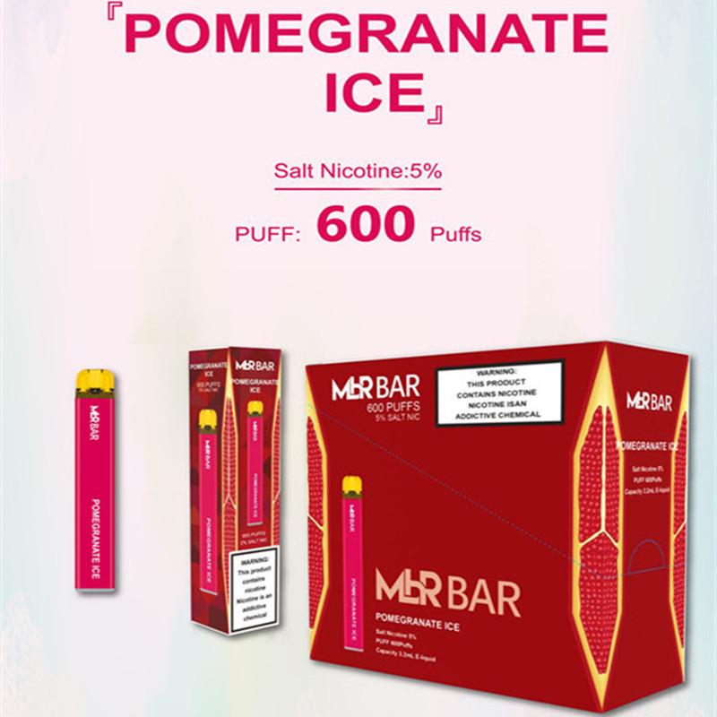 MBR BAR Disposable Vape 600puffs 500mAh