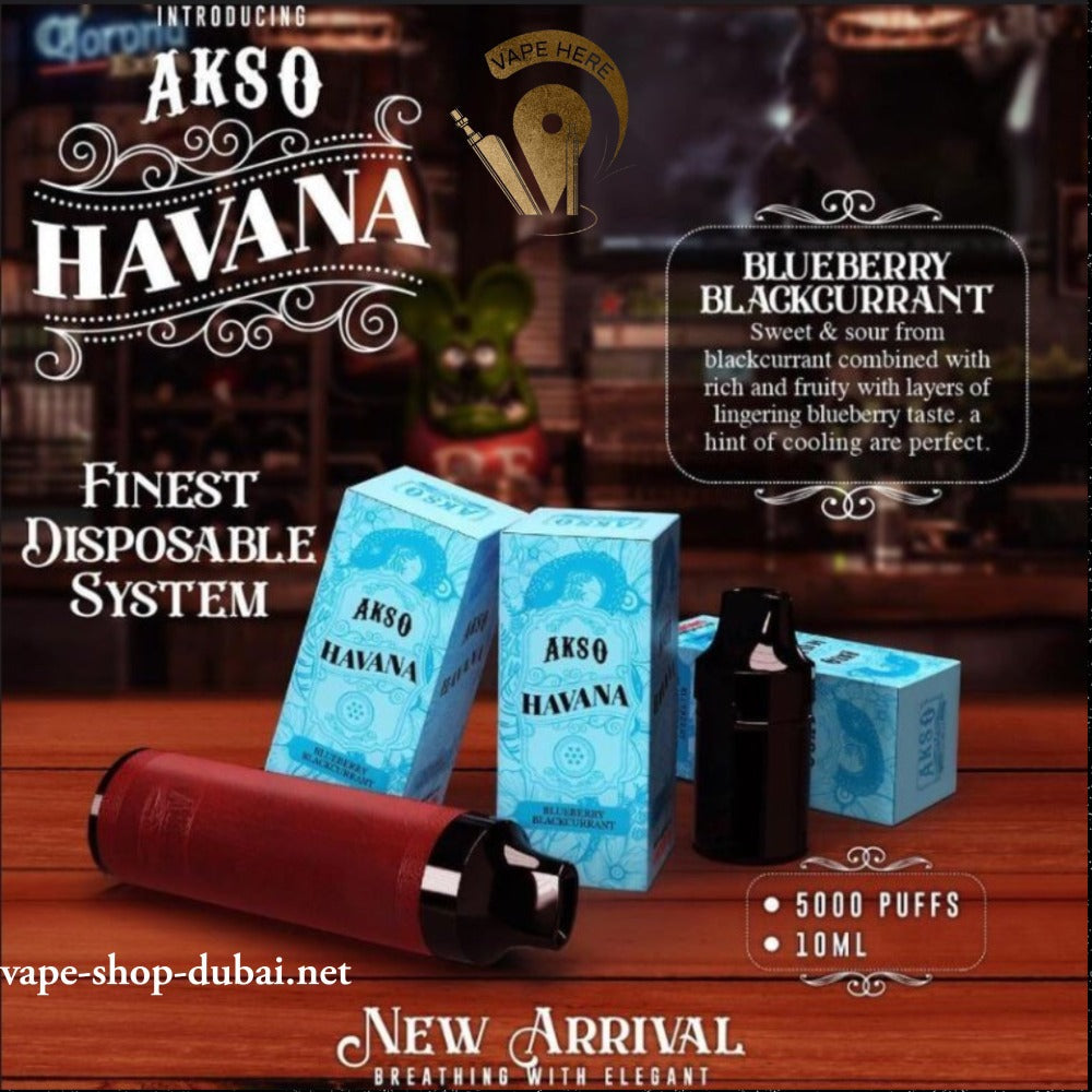 AKSO HAVANA Disposable Vape 5000 Puffs