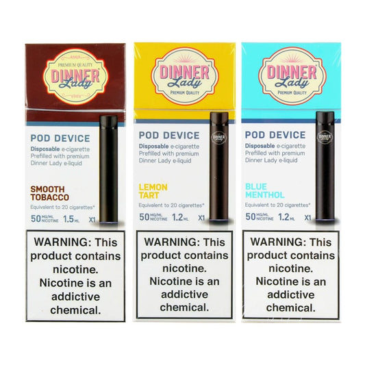 Dinner Lady Disposable Vape 500 puffs 500mAh