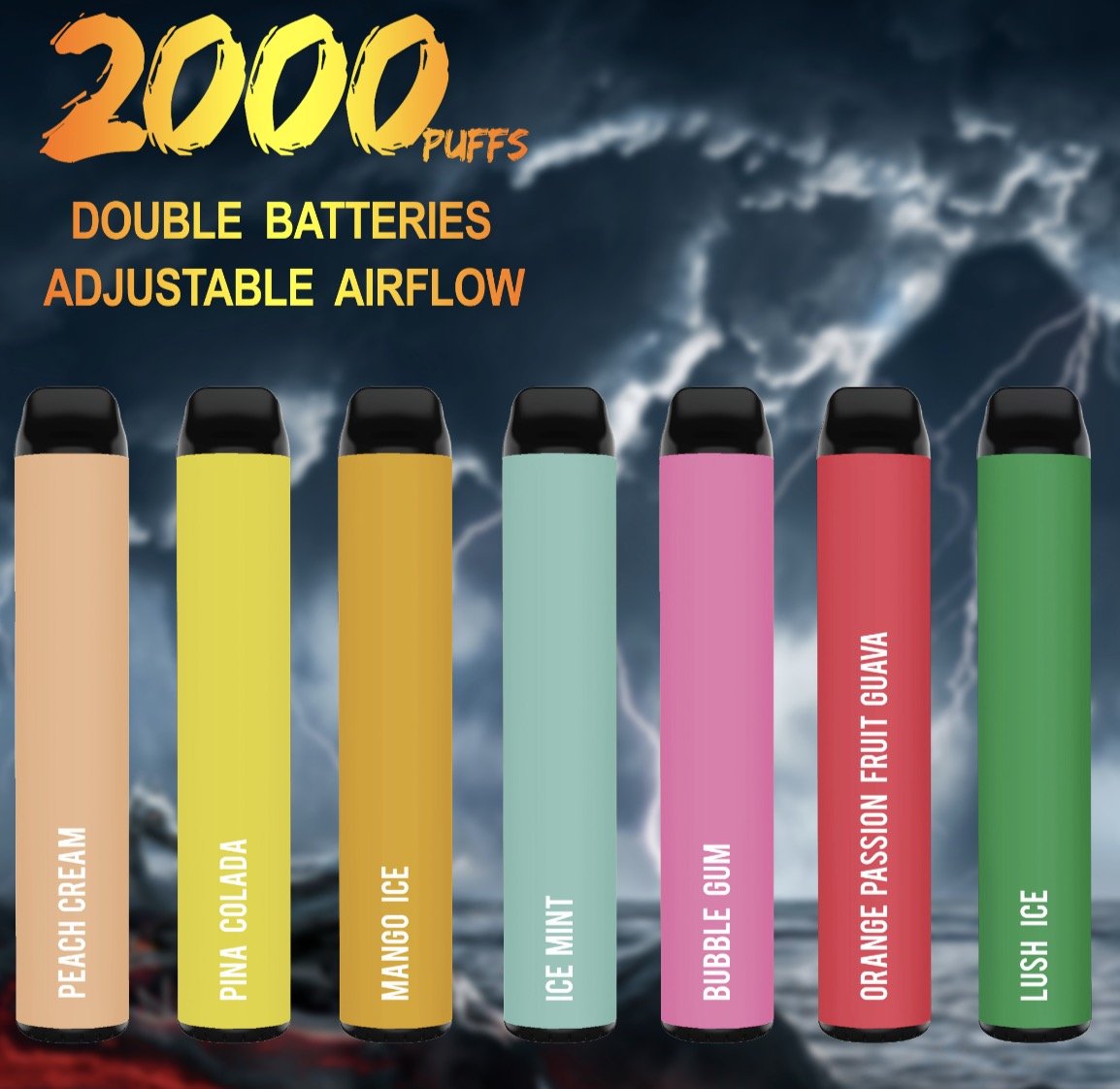 Onevape Giant Disposable Kit 1000mAh 2000 Puffs(OEM)