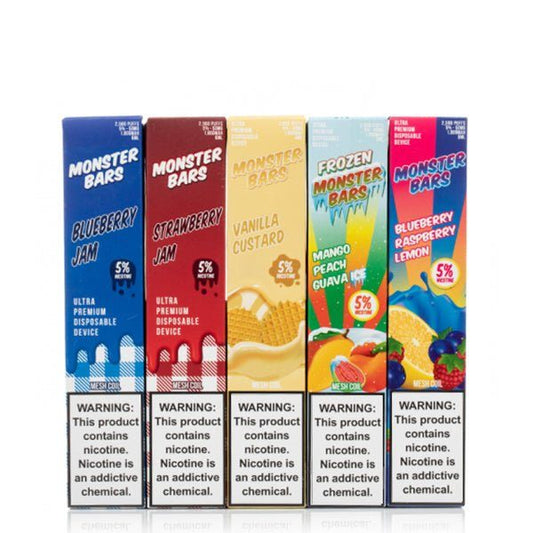 Monster Bars Disposable Vape 2500 Puffs